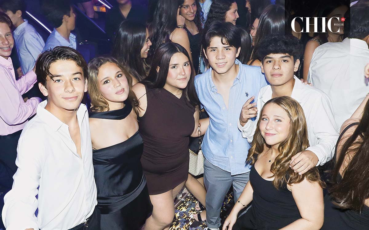 Nicolás Verlage, Natalia Quintanilla, Camila García, Alejandro Gallardo, Rodrigo Ruiz y Majo Benítez