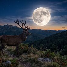 Luna de Ciervo 2026: Rituales para atraer la abundancia (Foto: IA)