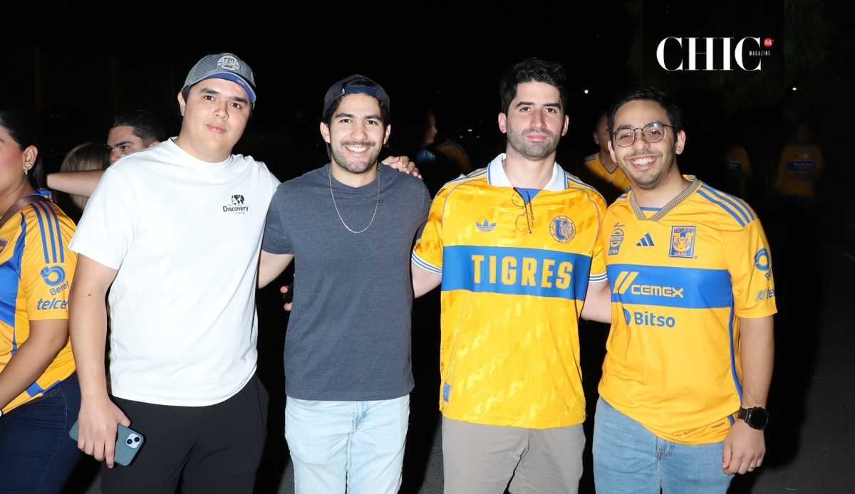 Eduardo Román, César Rodríguez, Patricio Gutiérrez y Carlos Garza