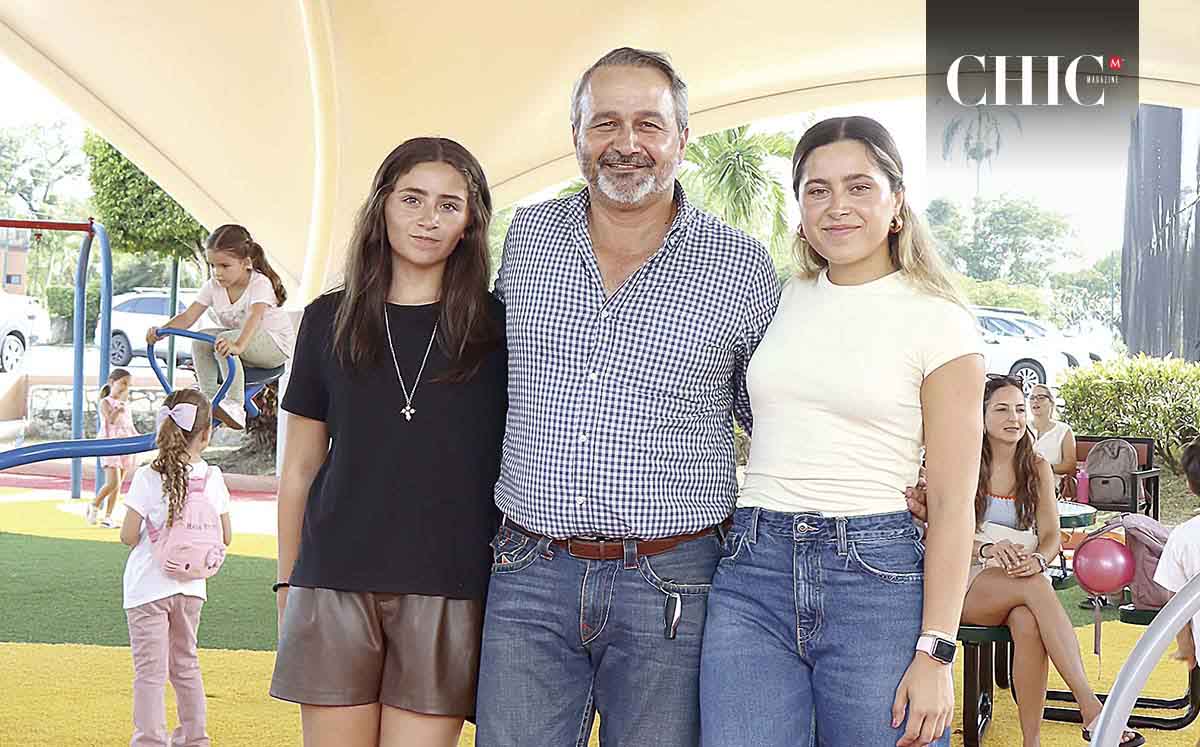 Carmen Elizondo, Leandro Elizondo y Andrea Elizondo