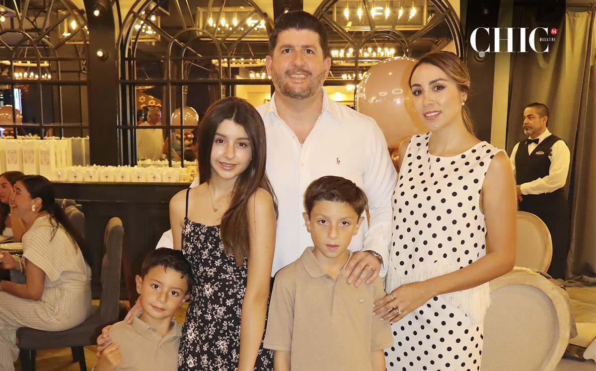 Emilio Nader, Valentina Nader, Henry Nader, Tatiana Conde y Henry Nader