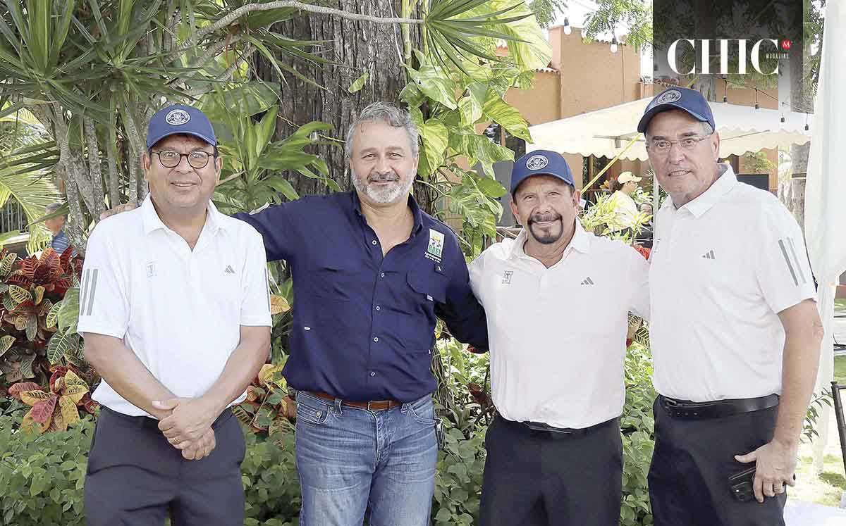 Luis Ramon, Leandro Elizondo, Javier Larraga y Alejandro Castellanos