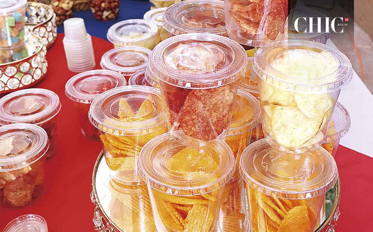Los más pequeños disfrutaron de una barra de snacks