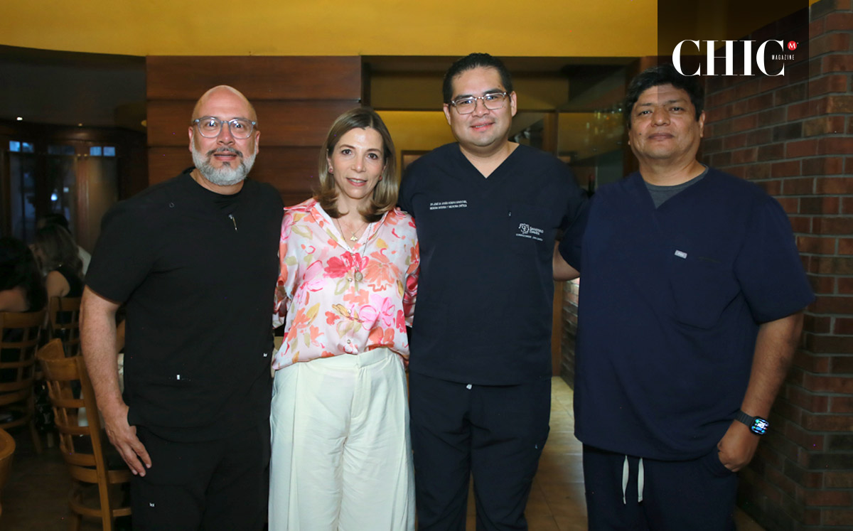Javier García, Luisa Sagui, Jesús Román y Eduardo Díaz