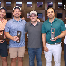 Primer lugar. Pablo Armendáriz, Carlos Alatorre, Alberto Braña, Jorge Máynez y Pavel Casas