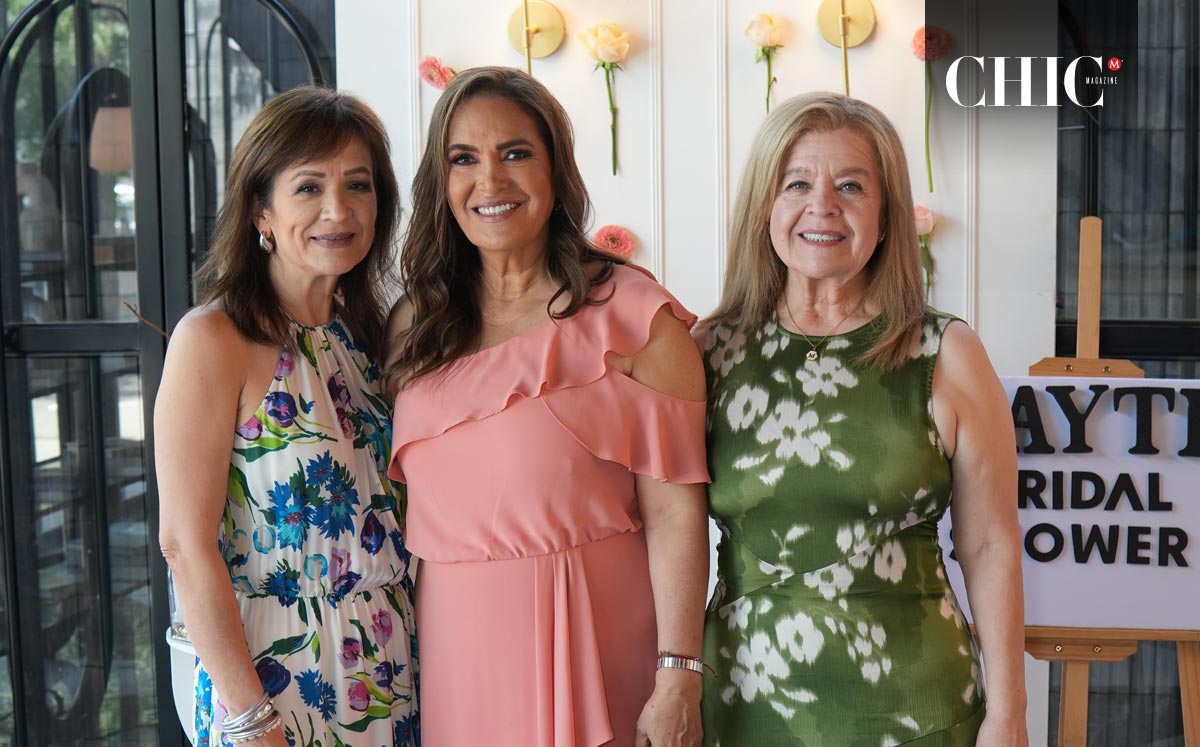 Selina Fernández, Flor Rentería y María Emilia Flores