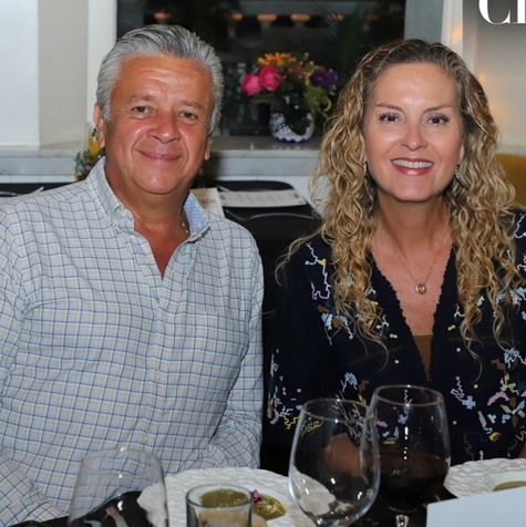 Agustin Suárez y Cristina Barker