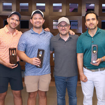 Primer lugar. Pablo Armendáriz, Carlos Alatorre, Alberto Braña, Jorge Máynez y Pavel Casas