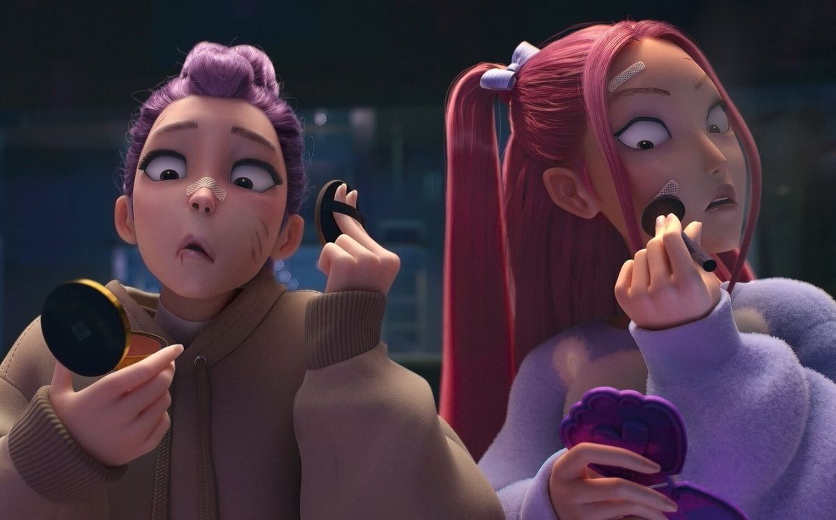 Peluche de Mira de "Las Guerreras K-Pop" el Liverpool: Cuánto cuesta (Foto: Netflix)