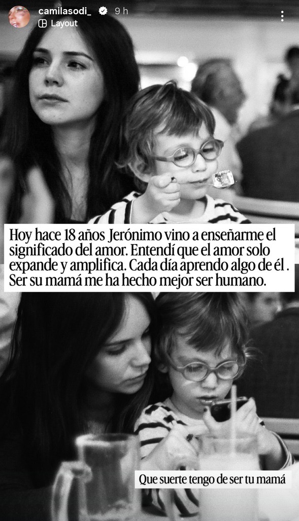 Historia de Camila Sodi (Imagen Instagram)