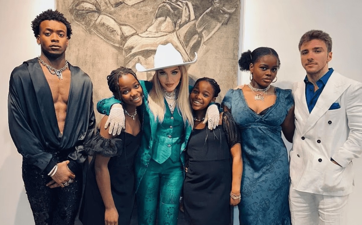 Madonna junto a sus hijos (Imagen Instagram)