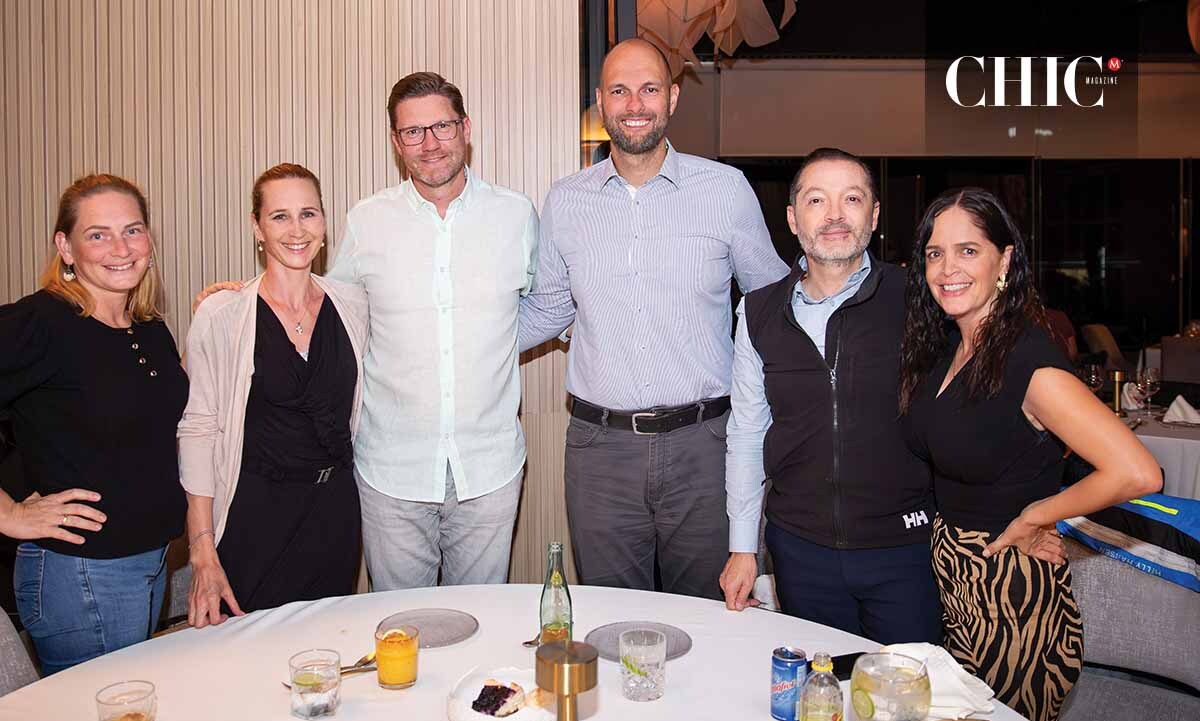 Yvonne Ott, Julia Greissinger, Michael Greissinger, Robert Ott, Mauricio Salgado y Renata Villaseñor (Fotos: Hugo Zuviri)