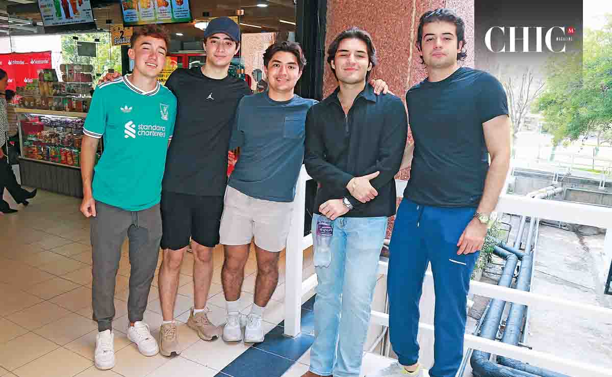 Alan Flores, Emiliano De la Puente, Axel Sauceda, Marcelo MIer y  Raúl Ramón / Fotos: Omar Valdez