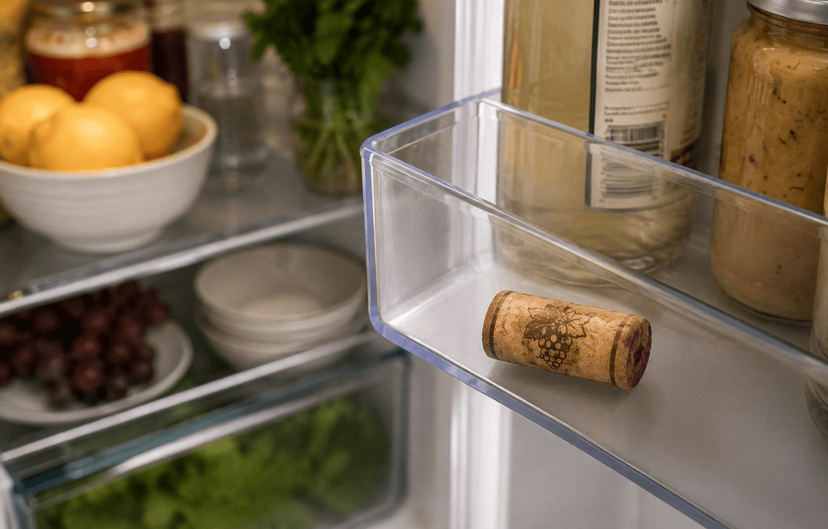 Corcho en el refrigerador (Imagen IA)