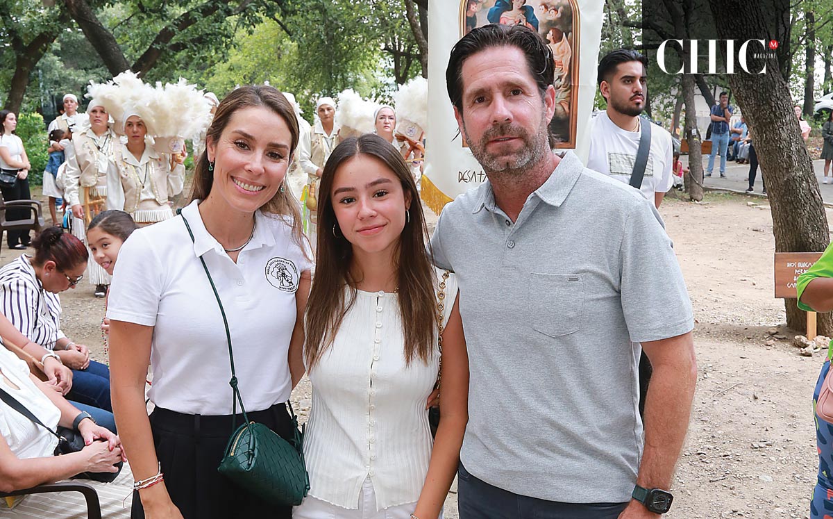 Daniela Salazar, Anika Plancarte y Alberto Plancarte