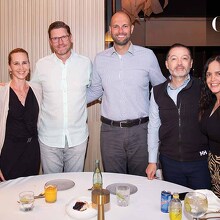 Yvonne Ott, Julia Greissinger, Michael Greissinger, Robert Ott, Mauricio Salgado y Renata Villaseñor (Fotos: Hugo Zuviri)