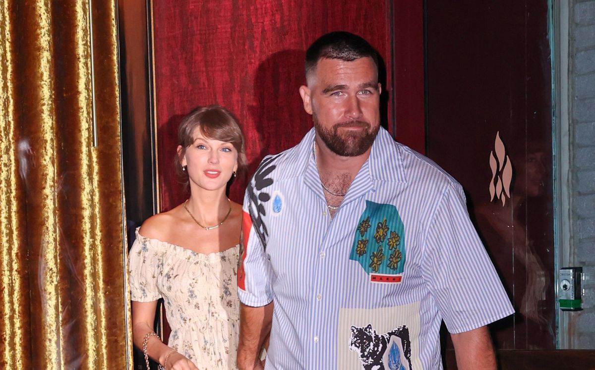 Travis Kelce habla por primera vez sobre su boda con Taylor Swift (Foto: Getty Images)