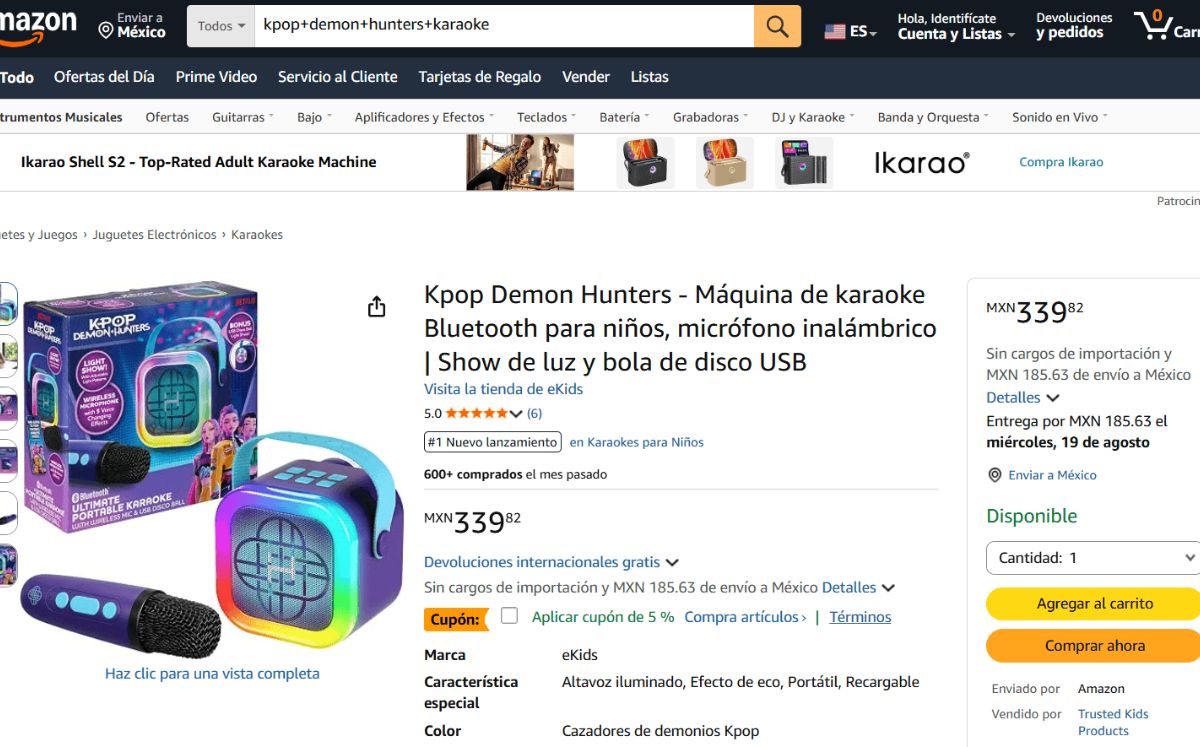 Karaoke de “Las Guerreras K-Pop” (Foto: Amazon)