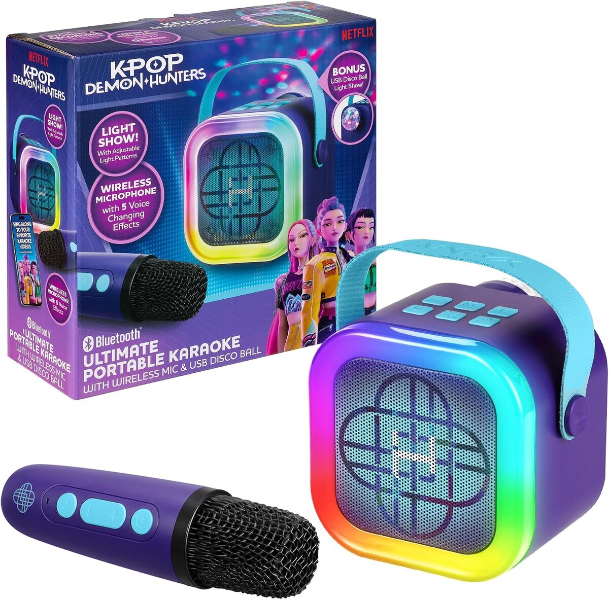 Así luce la máquina de karaoke de "Las Guerreras K-Pop" (Foto: eKids/Netflix/Amazon)