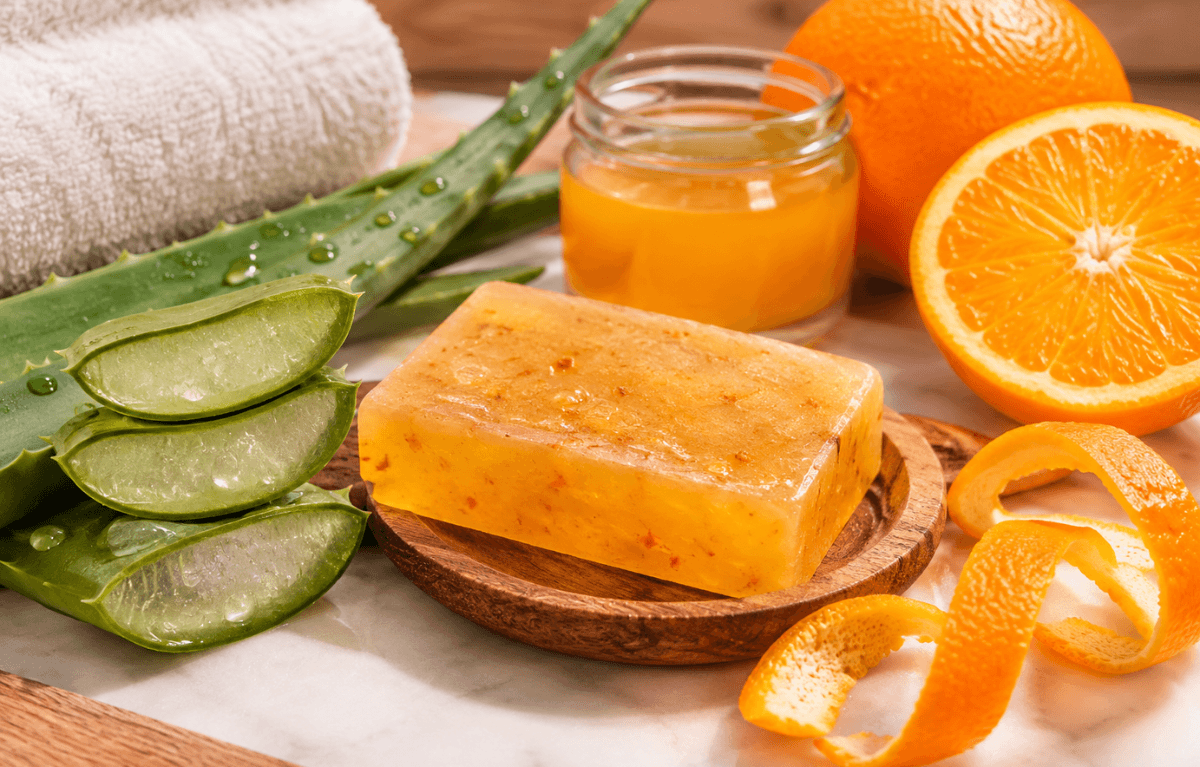 Aloe Vera y Naranja (Imagen IA)