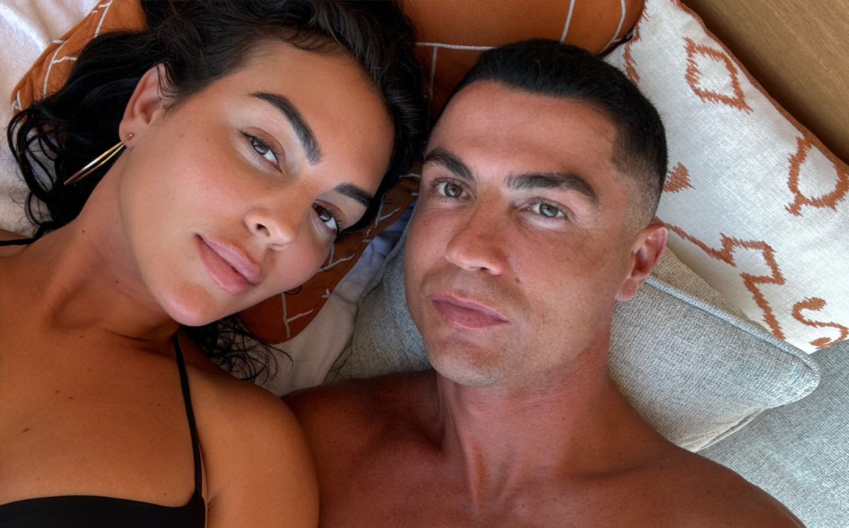 Vestido de novia de Georgina Rodríguez en su boda con Cristiano Ronaldo (Foto: Instagram)
