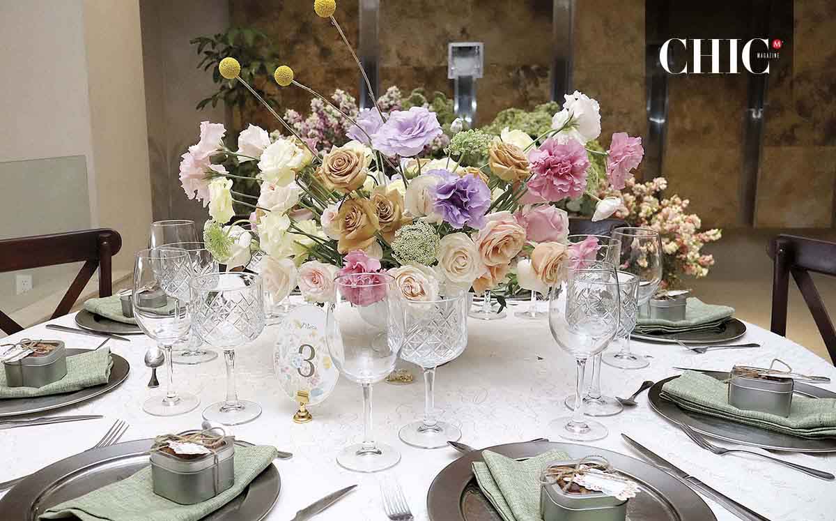 Detalles florales diseñados por Opciones