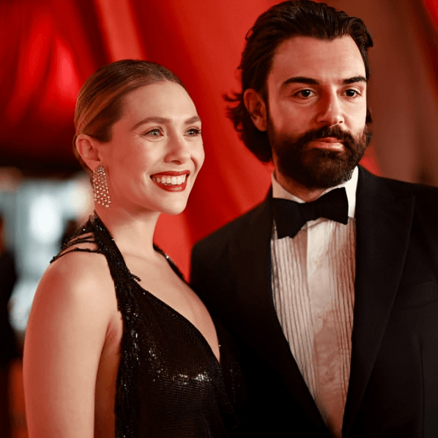 Elizabeth Olsen y su esposo Robbie Arnett (Imagen Getty)