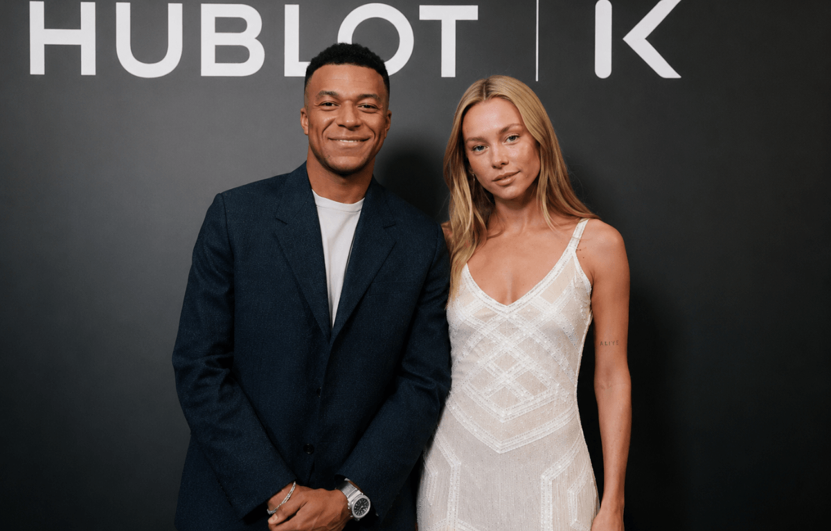 Kylian Mbappé y Ester Expósito (Imagen Instagram/IA)