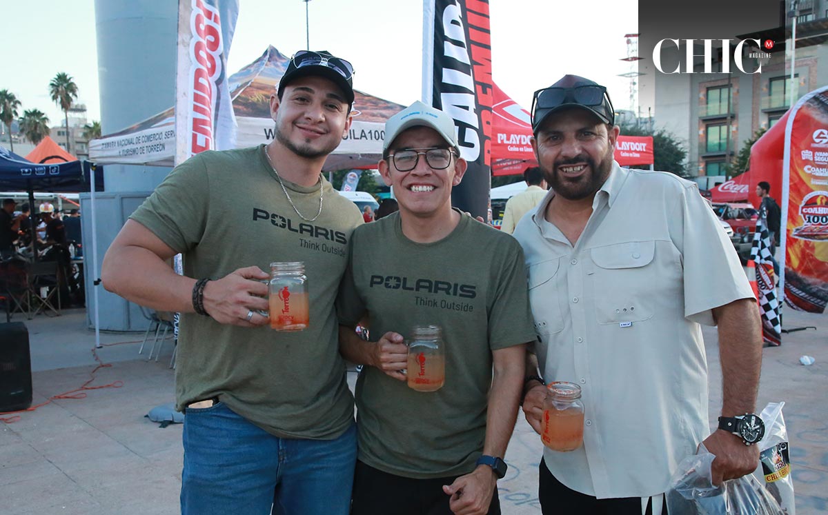 Carlos Gamboa, Beto Vázquez y Luis Alanís
