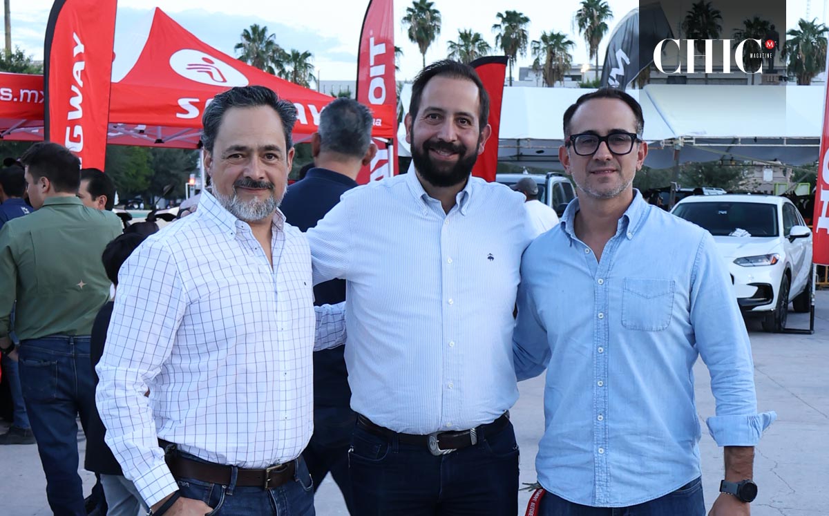 José Luis Benítez, Marcelo Valdés y José Andrés Madero