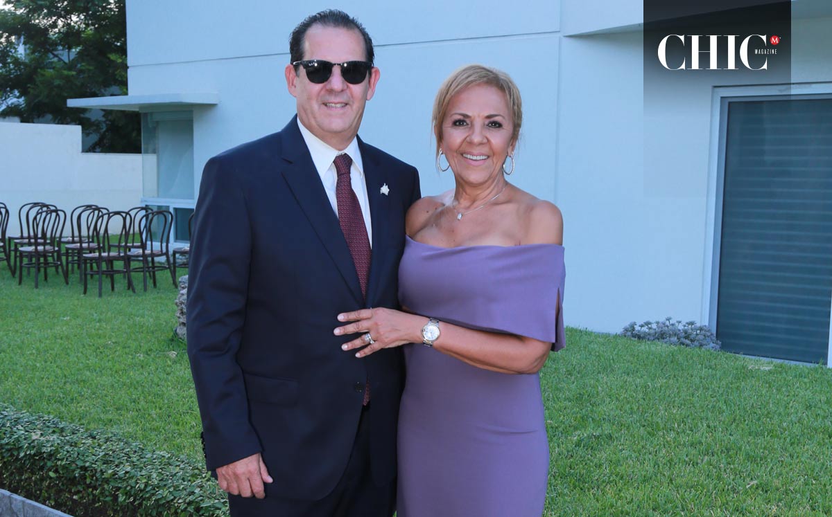 Papás del novio. Fernando Urdiales y Mónica Marcos de Urdiales