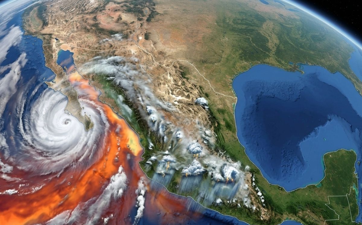 UNAM alerta por calor extremo en México durante 2027 por “El Niño” (Foto: IA)