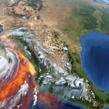 UNAM alerta por calor extremo en México durante 2027 por “El Niño” (Foto: IA)