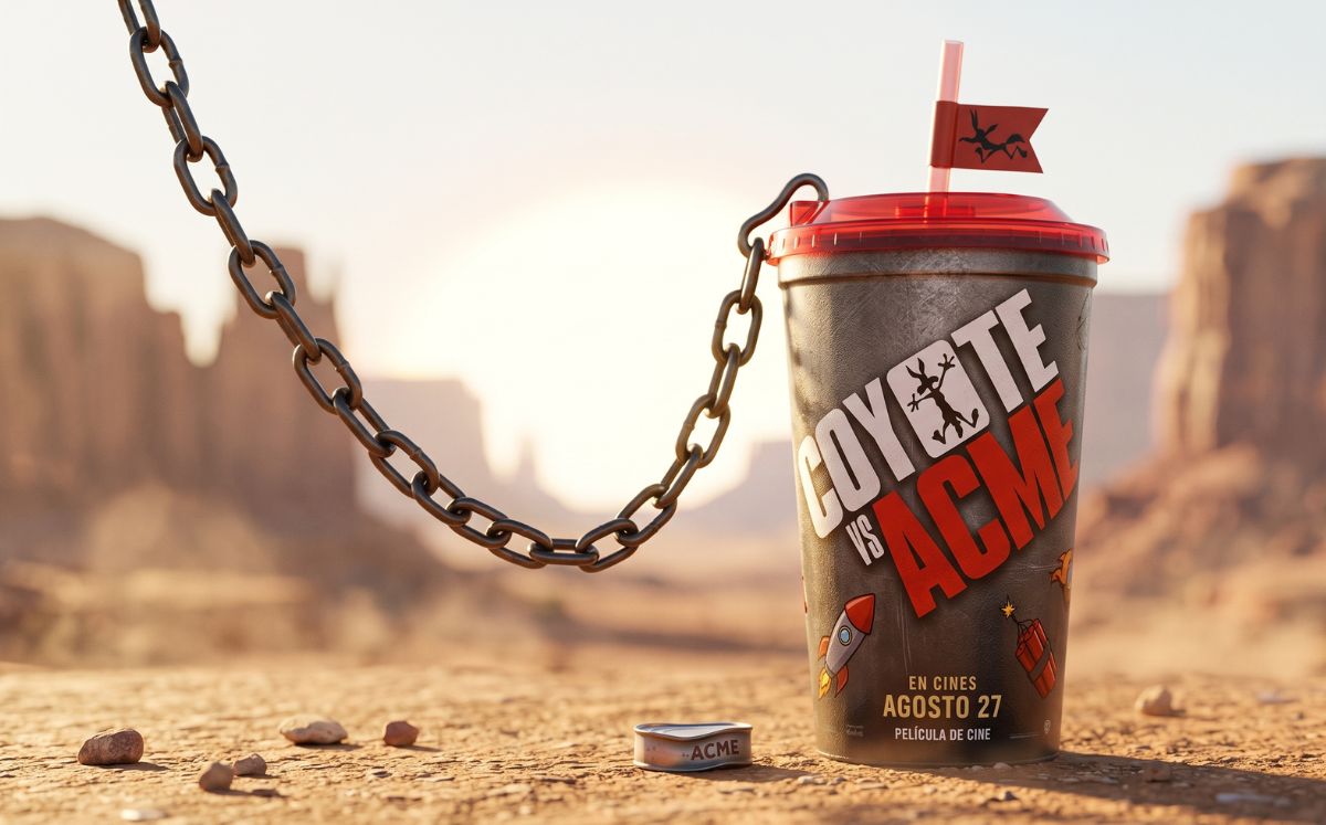 Vaso coleccionable de "Coyote vs. Acme"; ¿cuánto cuesta? (Foto: IA)