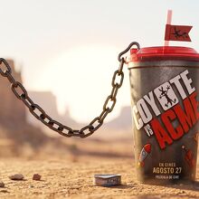 Vaso coleccionable de "Coyote vs. Acme"; ¿cuánto cuesta? (Foto: IA)