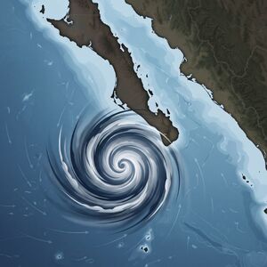 Tormenta tropical Julio se forma cerca de Los Cabos: Trayectoria (Foto: IA)