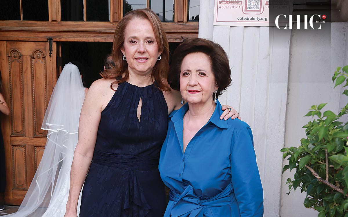 Ana Catalina Galán de Treviño  y María Antonia Garza de Treviño