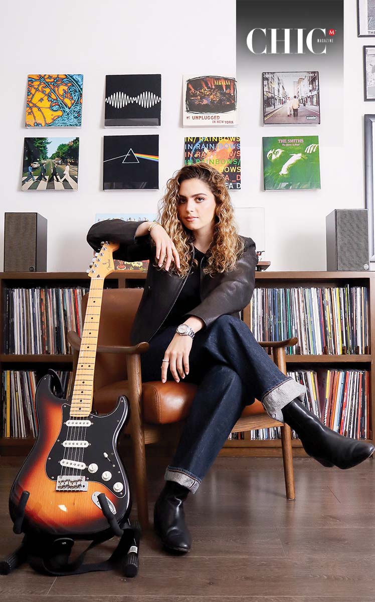 La colección de vinilos de Odette Nader cuenta con 700 piezas. (JOSÉ CHANG)
