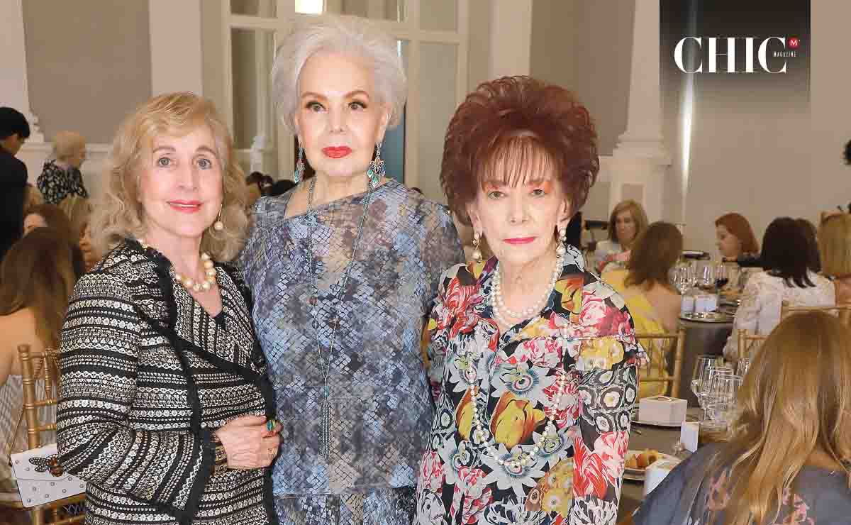 María del Rosario Elizondo, Albo Flores y Lupina Vara de Mejía  / Fotos: Daniel Saldívar