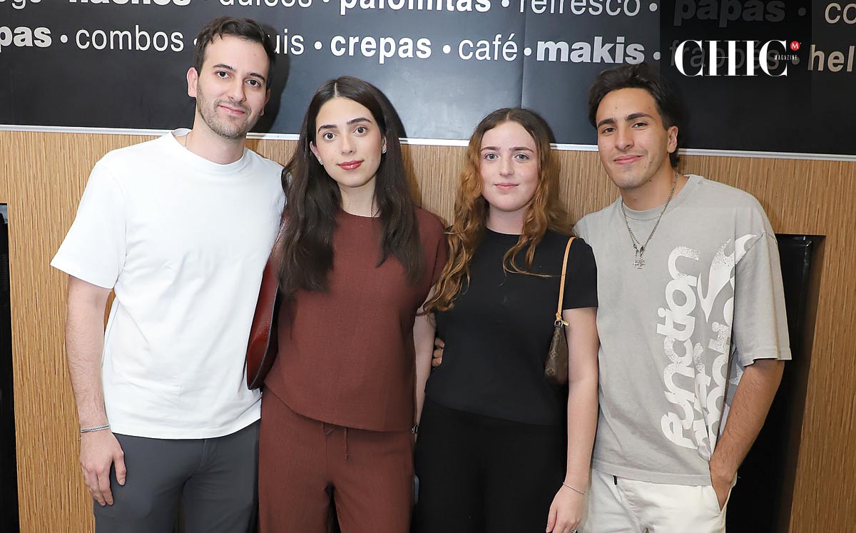 Nazri Andonie, Mariana Garza, Miroslava González y Peter Kalife