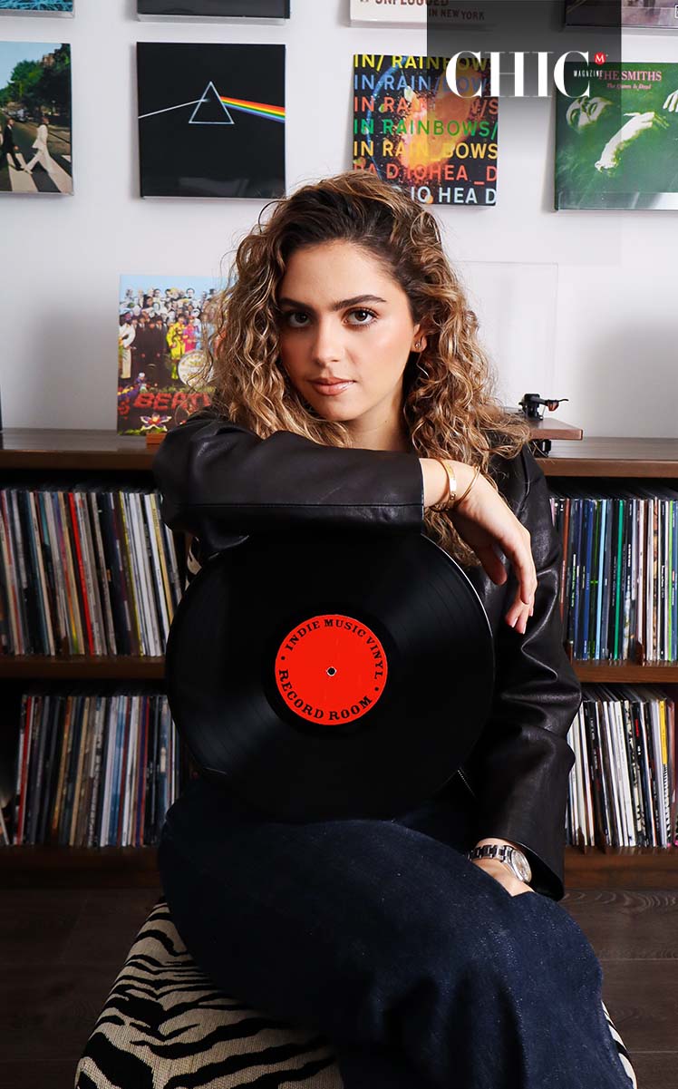 Odette Nader: "En realidad, no tuve un solo “primer vinil”, porque cuando empecé a coleccionar compré varios al mismo tiempo". (JOSÉ CHANG)