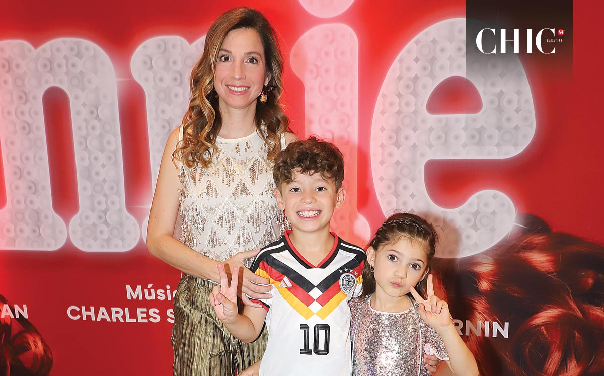 Sandra Roel, EugeniO Peralta y Nina Peralta