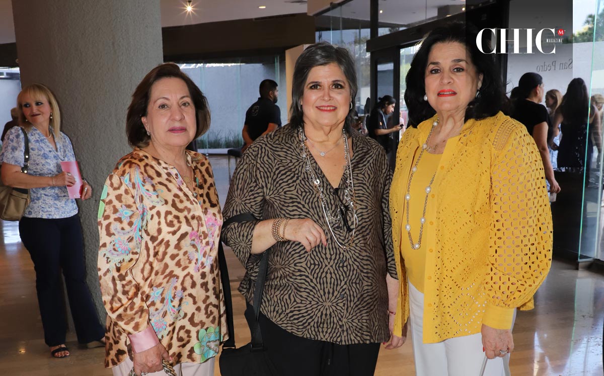 Yolanda Cárdenas de Vega, Gabriela Boesch de Assad y Alicia Boesch de Santos