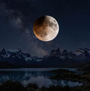 Rituales para aprovechar la energía del eclipse lunar del 27 de agosto (Foto: IA)