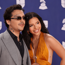 Angela Aguilar y Christian Nodal (Imagen Getty)