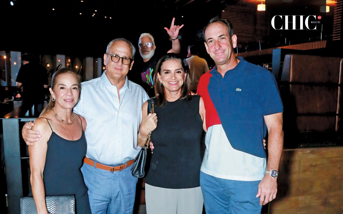 Carmen Llaguno, Jorge Llaguno, Zandra Gámez de Meouchi y Adrián Meouchi