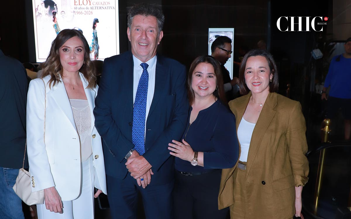 Cynthia Barrios, Pierre Raynaud, Mary Cavazos y Yolanda Falcón