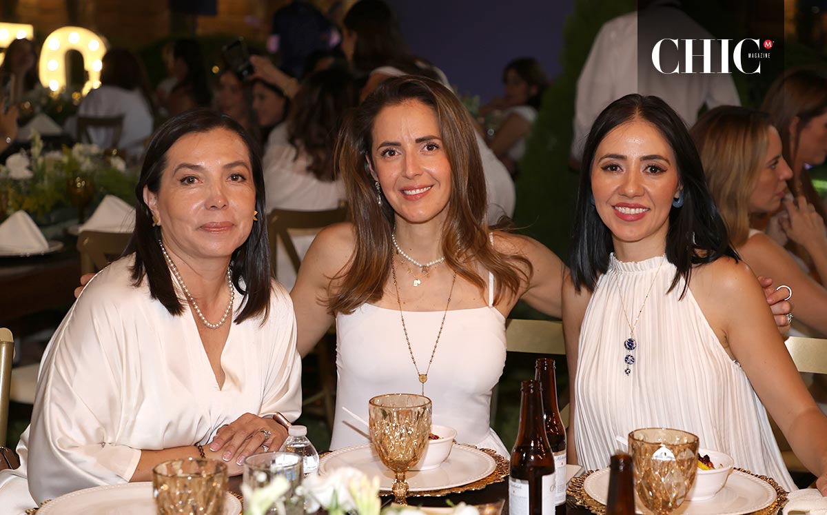Edith, Ana Laura y Huguette