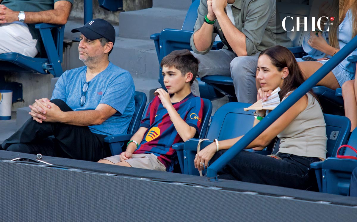 Federico Santos, Fede Santos y Stephanie Schiemann de Santos