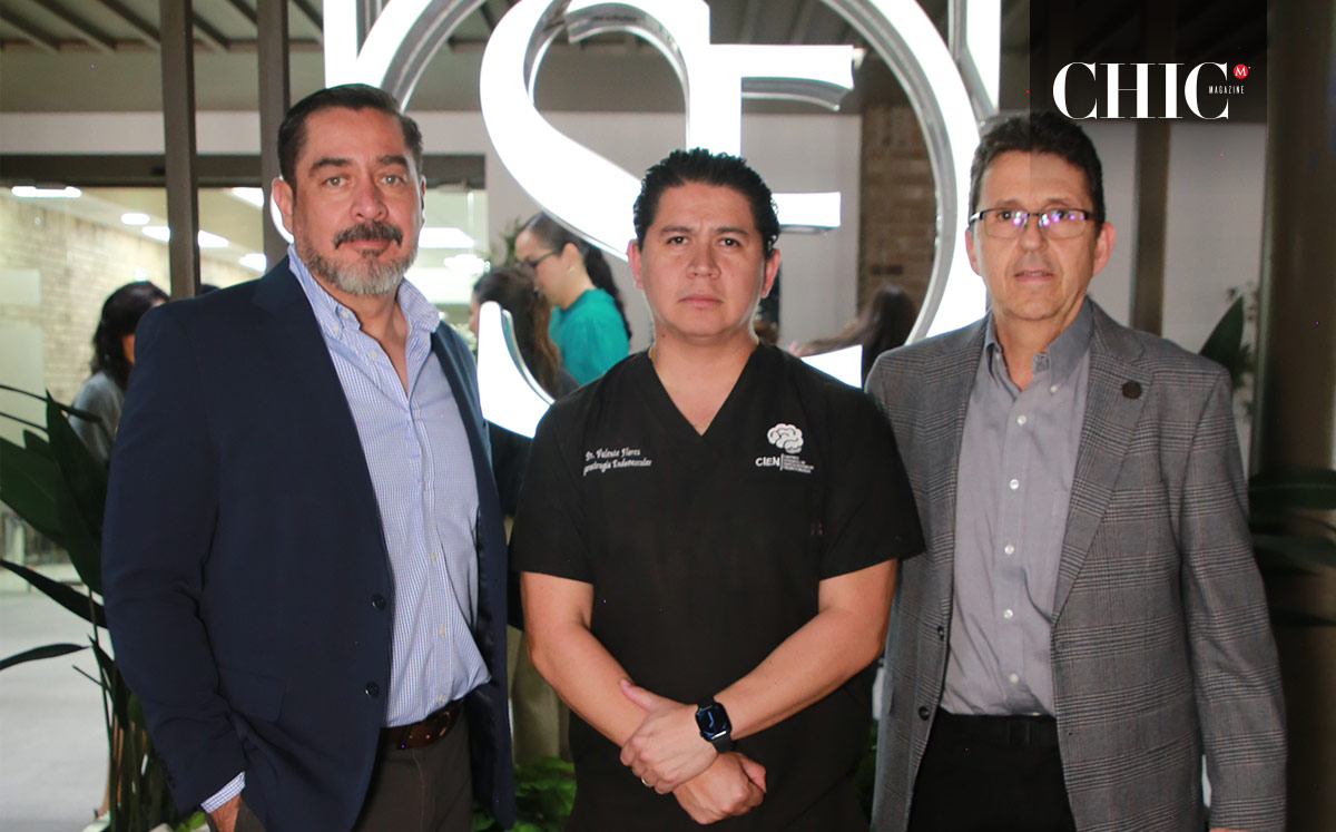 Francisco Barraza, Valente Flores y Arsenio González